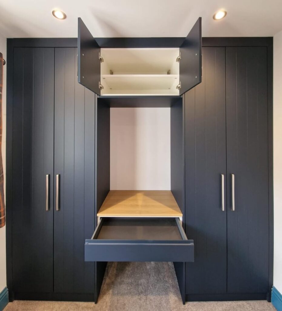 bespoke home office in spare room