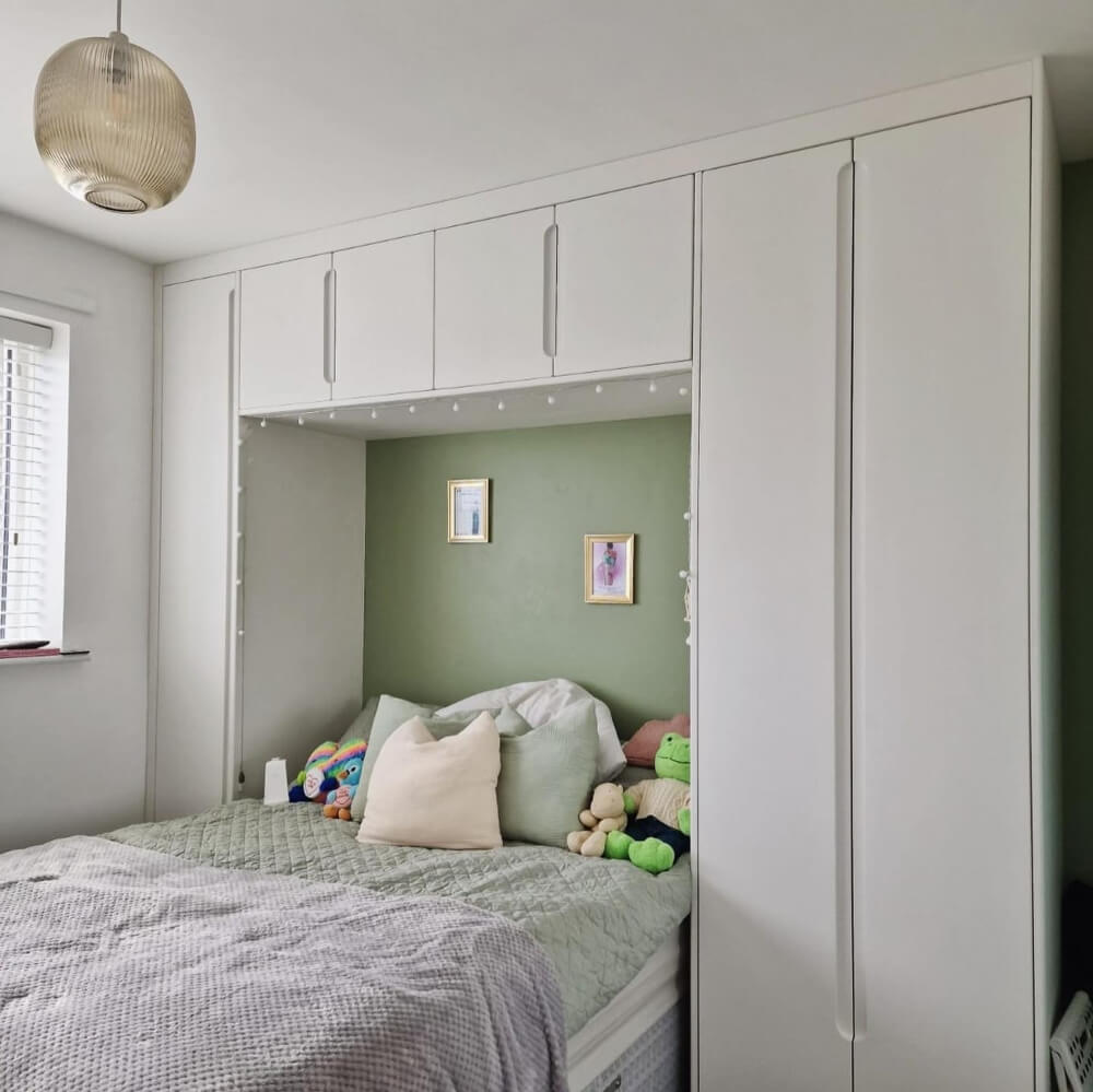 over the bed storage