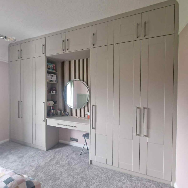 shaker style wardrobe doors