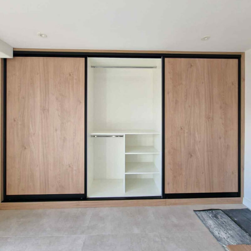 oak grain wardrobes